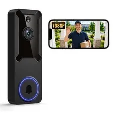 1080p Wireless WiFi Video Doorbell Camera AI Human Detection Battery Powered