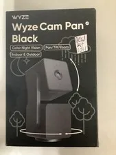 Wyze Cam Pan v3 Indoor/Outdoor IP65 1080P 360° Pan/Tilt/Zoom Wi-Fi - Black