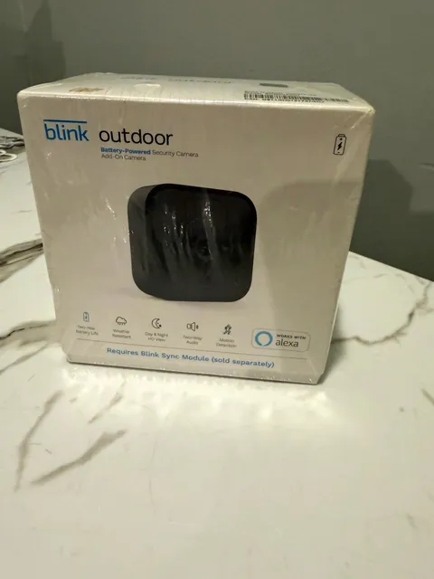 Blink Outdoor Add-On Camera 1080p Wireless Wi-Fi Battery Black Night Vision