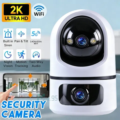 WiFi Cámara IP HD 2K Camara de Seguridad Para Bebés y Hogar Vision Nocturna NEW