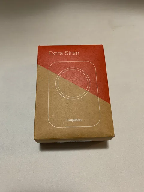 SimpliSafe Extra Siren - 105dB ( WS3 ) - Indoor / Outdoor - White - New In Box