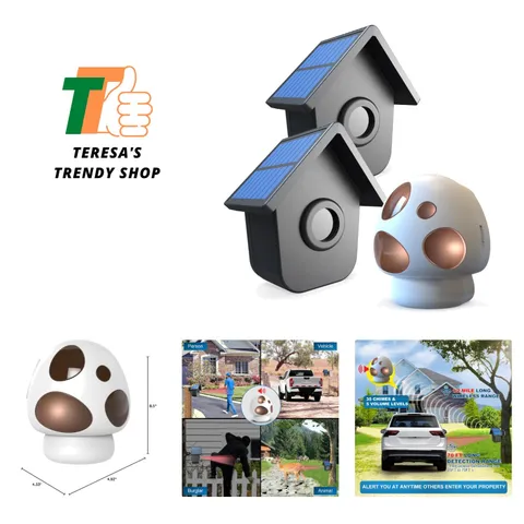 Ultimate Driveway Alert System - Solar Powered with Adjustable Melodies & Volume