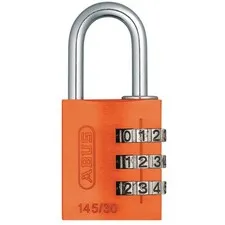 ABUS 145/30 Orange Combination Padlock,1 3/8in,Rectgle,Orge 5JKT6