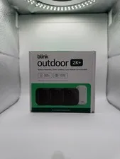 BLINK OUTDOOR 2K+ WIRELESS SECURITY CAMERA 3 CAMERA SYSTEM NEW
