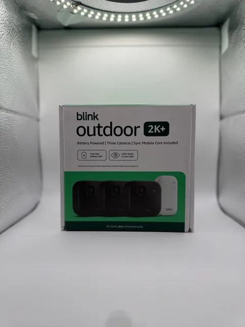 BLINK OUTDOOR 2K+ WIRELESS SECURITY CAMERA 3 CAMERA SYSTEM NEW