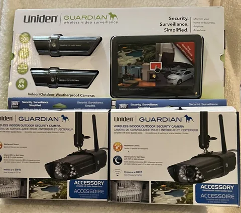 Uniden Guardian G766 Wireless Video Surveillance Camera System w/ 2 cameras