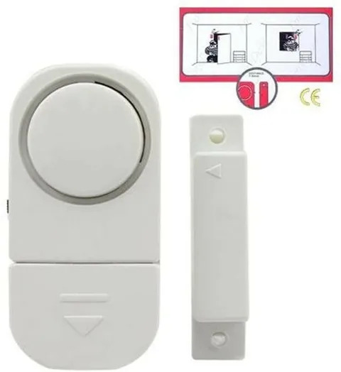 Alarm system wireless battery operated home alert system Magnetic Sensor 4PCs