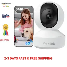 Reolink E1 Pro 3K Indoor Camera for Baby Pet Monitoring Dual Band Wi-Fi Night