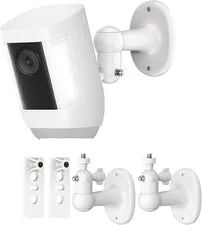 2-Pack Ring Camera Wall Mount, 360° Adjustable Indoor Outdoor Security Camera Br