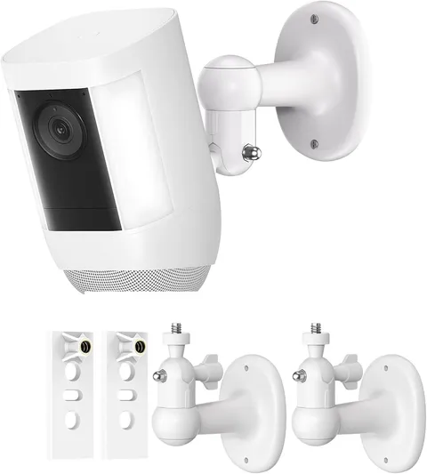 2-Pack Ring Camera Wall Mount, 360° Adjustable Indoor Outdoor Security Camera Br