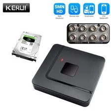 Security DVR Recorder 500G HDD 4/8CH 5-in-1 CCTV DVR for Surveillance Camera