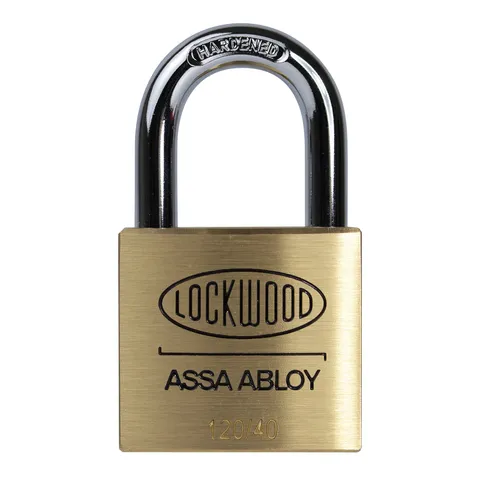 Lockwood 40mm Brass General Purpose Padlock - 2 Pack