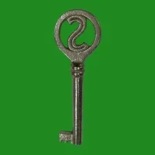 Replacement 'S' Key for Compatible Lock on Wardrobe, Drawer, Cabinet, Chests BZP