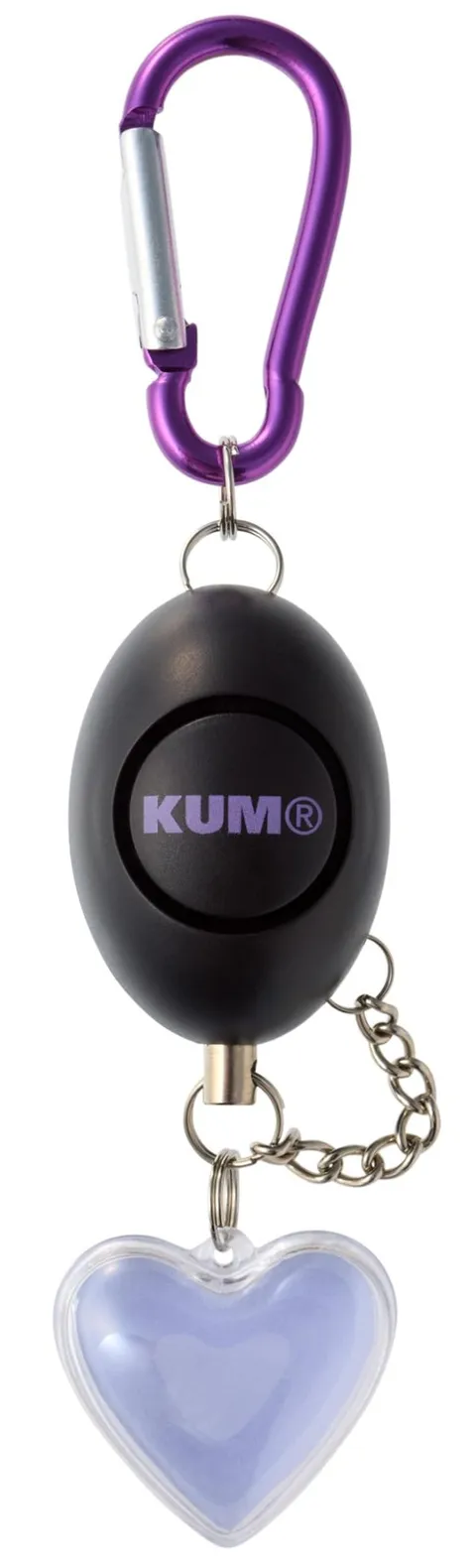 Reimei Fujii KUM Personal Alarm with Carabiner, Black
