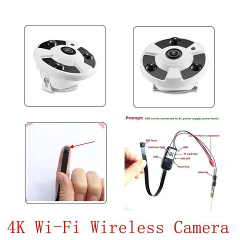 HD 4K Wifi Wireless Camera CCTV Security Camera Home Surveillance Camera Mini DV