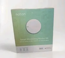 Notion All in One Smart Home Monitoring System FIVE Sensors (5x) Bridge New