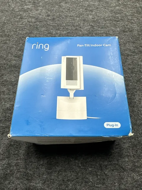 Ring Pan-Tilt Indoor Camera 360° HD Video Two-Way Talk New But Missing Plug