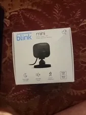 Blink Mini Indoor Plug-in HD Smart Security Camera Black - Brand New