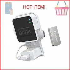 256GB USB Flash Drive and Outlet Mount for Blink Sync Module 2, Save Space and E
