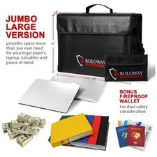Dual-Layer Fireproof Fiberglass Bag, Large Size