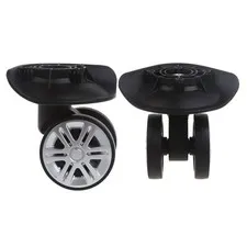 1 Pair Trolley Wheel Replacement Quiet and Durable A02 Double Row