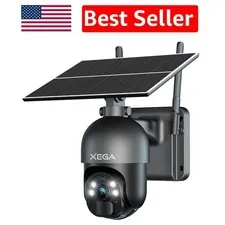 Advanced 4G LTE Solar Security Camera – Color Night Vision & Remote Monitoring