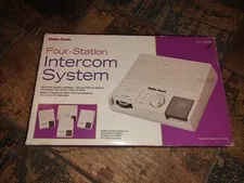 Radio Shack 4-Station Intercom System 9V - 43-223A - Box & Manual - NEW