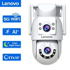 4K Dual Lens WiFi Security Camera Outdoor PTZ Auto Tracking 2-Way Audio