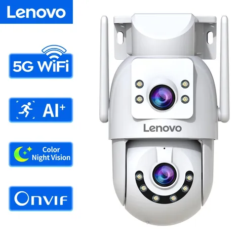 4K Dual Lens WiFi Security Camera Outdoor PTZ Auto Tracking 2-Way Audio