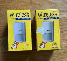 DSC WLS904PL-433 Wireless Motion Detector, Pet Immune up to 60 lbs (Lot of 2)