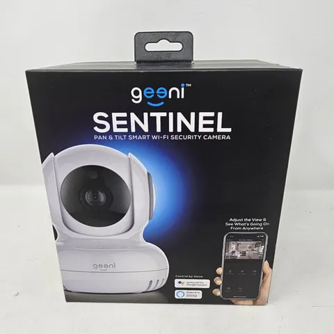 Geeni Sentinel 1080P HD Pan & Tilt Smart Wi-Fi Security Camera White NEW Sealed