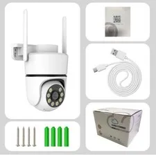 Oculview 4G Lte Pan Tilt Security Camera Wired Power 24/7 Recording protection