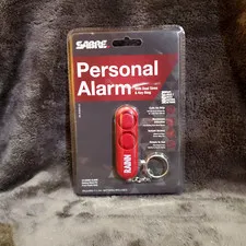 SABRE Red Portable Safety & Security Personal Alarm Key Chain