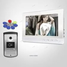 10.1" Wired Video Door Entry Security Intercom with Intra-monitor Audio Intercom