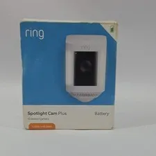 Ring Spotlight Cam Plus Floodlight Cam White B09JZ5BG26