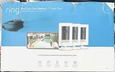 3-Pack Ring Stick Up Camera Indoor/Outdoor Battery Wire Free - Brand New