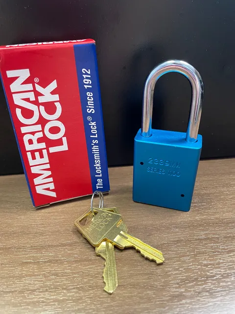 American Lock Safety Series Padlock A1106BLU KD