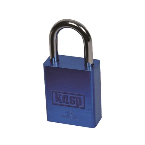 Kasp K14040BLUD 40mm Solid Aluminum Lock - Blue