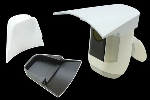 Rain Canopy Hood Protection Sun Shade Glare for Ring Spotlight Cam Pro (2022+)