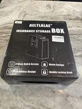 Aeltlalae Insurance Smart Digital Fingerprint Password Gun Safe Storage Box