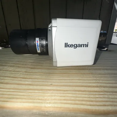Ikegami ISD-A15S Compact Cube Color Camera w/ 5-50mm F1.6 1/3 CS CCTV Lens Used
