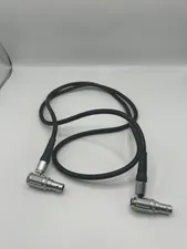 Rotatable Right Angle LEMO-0B 2-Pin Male to 2-Pin Male Power Cable Suitable f...