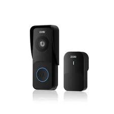 ZOSI 2.5K 5G WiFi Video Door Bell Camera Chime Doorbell Smart Person Detection