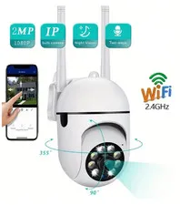 A7 Wireless Security Camera 1080P HD WiFi 360° Night Vision Two-Way Audio