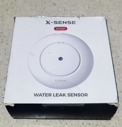 X-Sense WS01 Water Leak Sensor - 110 dB Loud Alarm - Open Box