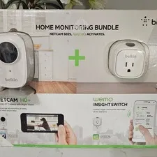 Belkin Home Monitoring Bundle with NetCam HD+ Wi-Fi Camera and Wemo Insight Swit