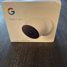 ✅️Google Nest Camera White Outdoor/Indoor Wireless Battery