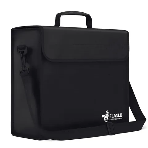 Fireproof Document Bag 15x12x5 Large Water Resistant Box File Storage Safe'