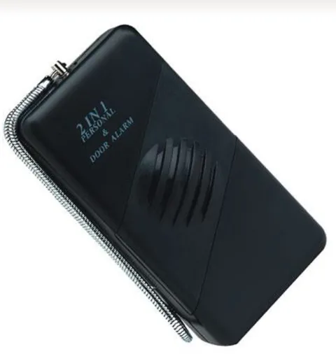 2 IN 1 120db PERSONAL SAFETY & DOOR Window HOme BURGLAR ALARM Portable TRAVEL 