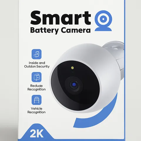 2K Smart Battery Security Camera Indoor Outdoor